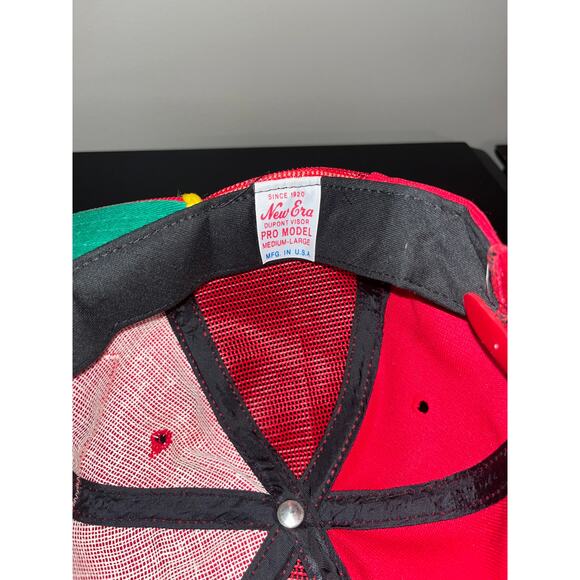 USMC Marine Corp Red Vintage Style Mesh Breathable Adjustable Snapback Hat - Picture 3 of 3